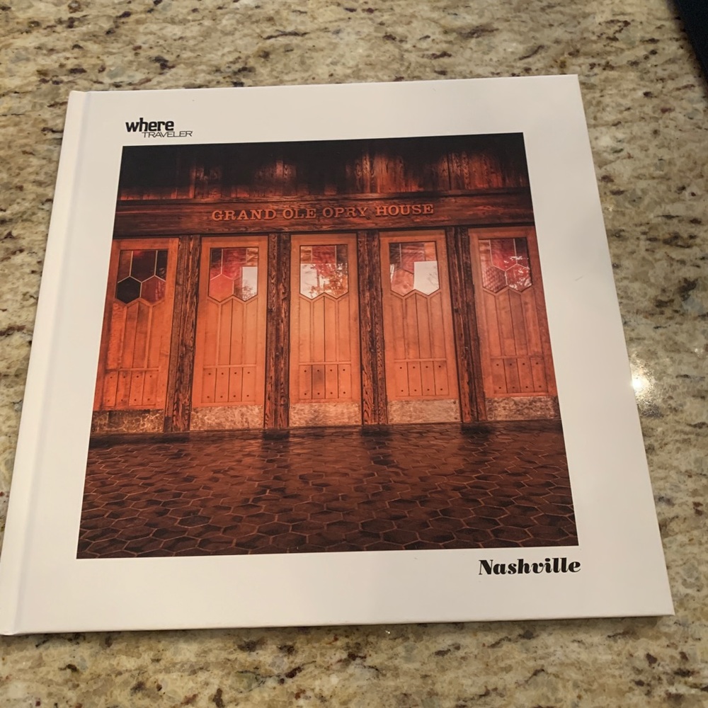 Nashville tourist hardback book.